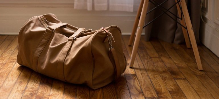 a duffel bag