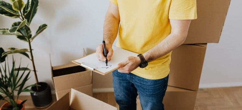 Not taking inventory is one of the most common moving mistakes