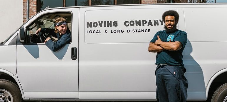 Two guys and a moving truck