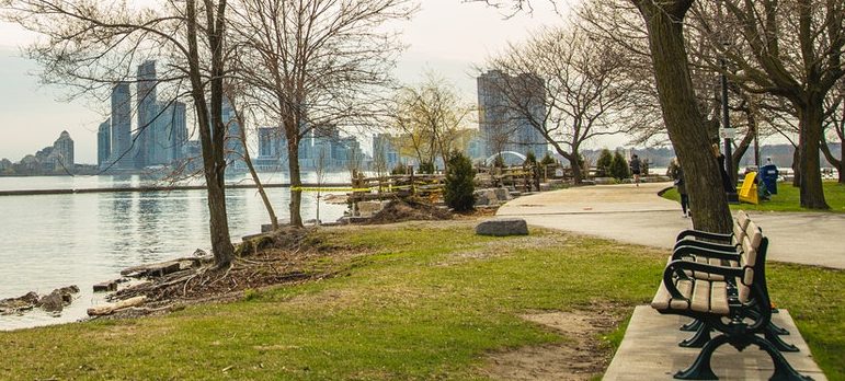 A park in Detroit